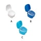 thumbnail image 5 of Guardurnaity Estuche para dentadura, reemplazo lavable reutilizable, Color sólido, Universal, para baño, Hotel, inodoro, caja organizadora de cuidado de los oídos Azul oscuro, 5 of 6