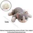 thumbnail image 3 of Soft Cuddly Kitten Plush Toy Fluffy Stuffed Cats for Kiddos Birthday Gift Pet Party Favors Easter Stuffers, 3 of 8