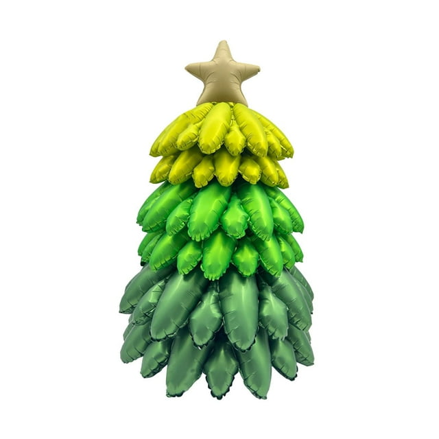 segolike Inflatable Christmas Tree Balloon Christmas Gift, 38.6" Self Standing, Handmade, Green