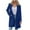 Blue, variant on Long Blazers for Women Lapel Button Suit Jacket with Pockets Business Casual Blazer L, Gifts for Women