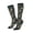 3 Black, variant on Women Crew Soft Moisture-wicking Socks Cute plant fox Pattern Design Cotton Socks, One Size fit All