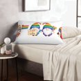 thumbnail image 6 of Daiia Happy Pride Gnome Bedding Waterproof Pillow Protector Zippered Queen – Bed Bug Proof Pillow Encasement-14"x20", 6 of 6