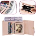 thumbnail image 2 of AMERTEER Small Wallet for Women PU Leather Pendant Card Holder Organizer Leaf Pendant Zipper Coin Purse Travel Short Wallet Ladies Mini Purse with Coin Pocket, 2 of 6
