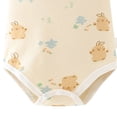 thumbnail image 5 of Agkizg Baby Boy Cotton Printed Short Sleeve Bodysuit, Summer Lightweight Romper for Newborn Infant, 5 of 5