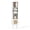 White, variant on Giantex Slim Tall Rattan Storage Cabinet, Boho Accent Bookshelf, Freestanding Display Rack, White