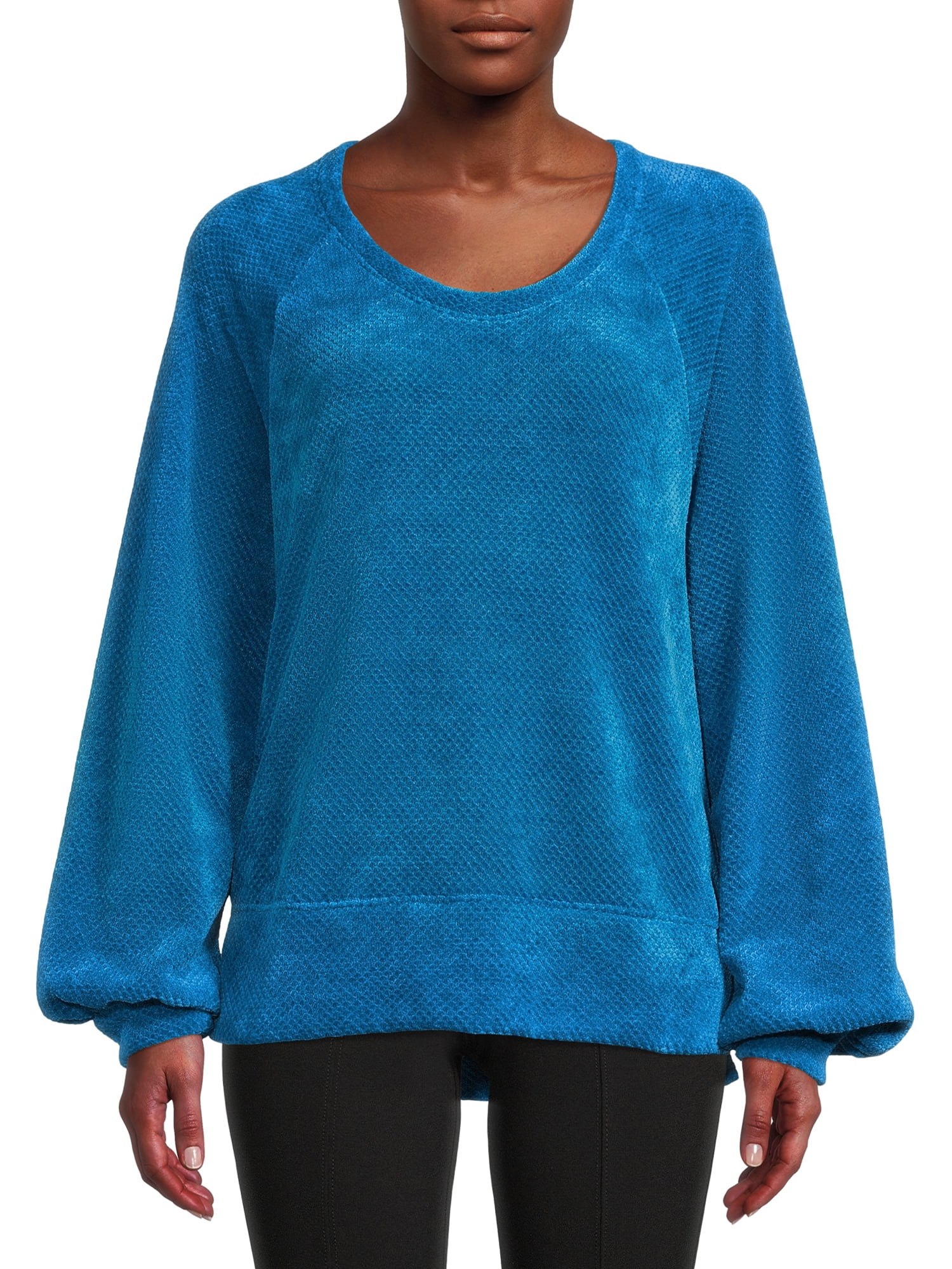 Time and Tru Women's Chenille Pullover Top