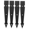 thumbnail image 4 of GETAJGHSD 4Set Barn Door Accessory Carbon Steel Black Rectangular Shape For Barn Doors, 4 of 8