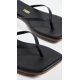 thumbnail image 5 of Sandalia TKEES Lily con Punta Cuadrada Negra Talla US 7, 5 of 6