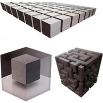 Impossible Corners – Wall Art That Reshapes Reality, 3D Wall Art Optical Illusion Corner Wall Decal, Impossible Corners Wall Art 3D Stereoscopic Cube Wall Stickers for Home Decor