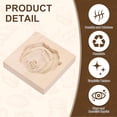 thumbnail image 3 of Uxcell Cookie Stamp, Wooden Cookie Press Biscuit Cutter Baking Tools Funny Embossing Fit for Home Baking Crafts Making Gifts (Red Rose), 3 of 7