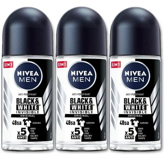 Nivea Women's Invisible Black & White Roll-on Deodorant, 48H
