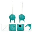 thumbnail image 3 of 2 Pcs Clapet de Toilette Soupapes de Vidange de Toilette Remplacement de Joint Couvercle de Clapet de Réservoir, 3 of 5