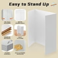 thumbnail image 4 of Artrylin 3 Pcs Small Trifold Poster Board, 21.2 x 14 inches Presentation Board, Corrugated Display Board for Projects, Science Fairs, Bussiness, 4 of 7