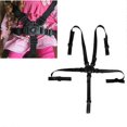 thumbnail image 1 of 5-point child harness with adjustable swivel hook baby harness for stroller highchair pushchair (black), 1 of 4