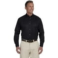 thumbnail image 3 of Harriton Chemise à Manches Longues en Sergé pour Hommes Easy blendTM avec Élimination des Taches, 3 of 5