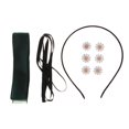 thumbnail image 3 of Juego de kits de fabricación de diademas de bricolaje, fornituras de joyería de pelo de diadema , suministros de artesanía Baoblaze Kits de fabricación de diademas de bricolaje, 3 of 8
