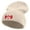 Birch, variant on Gym at Home Logo Embroidered 12 Inch Long Knitted Beanie - Sky Blue OSFM