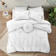 thumbnail image 3 of Grace Living Darion 5pc Twin/Twin XL Comforter Set, White, 3 of 10