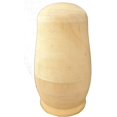 thumbnail image 3 of 5inch Set Of 5pcs Unpainted Russian Nesting Doll , Blank Doll , Make Your Own Doll, 3 of 5
