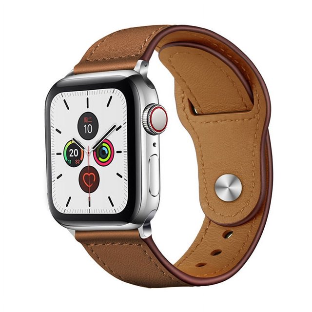 Adecuado para correa de reloj Apple 3/4/5/6/se correa de cuero de moda retro iwatch7 correa de Apple