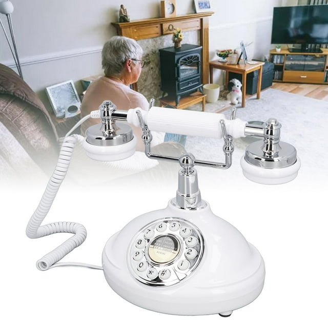 Teléfono Vintage, Chip Inteligente de Teléfono Fijo Vintage para Casa