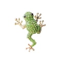 thumbnail image 1 of Visland Unisex Brooch Frog Shape Alloy Rhinestone Decor Anti-slip Bag Coat Collar Hat Scarf Decoration Clothes Pin Party Prom Garment Jewelry, 1 of 8
