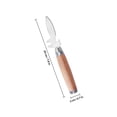 thumbnail image 2 of ELAYARD 1Set Oyster Shucker With A Brown Wood Handle And Stainless Steel Blade For Cooking, 2 of 8