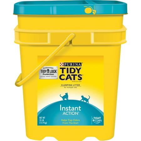 UPC: 0070230107855 | Purina Tidy Cats Clumping Cat Litter  Instant Action Multi Cat Litter  35 lb. Pail