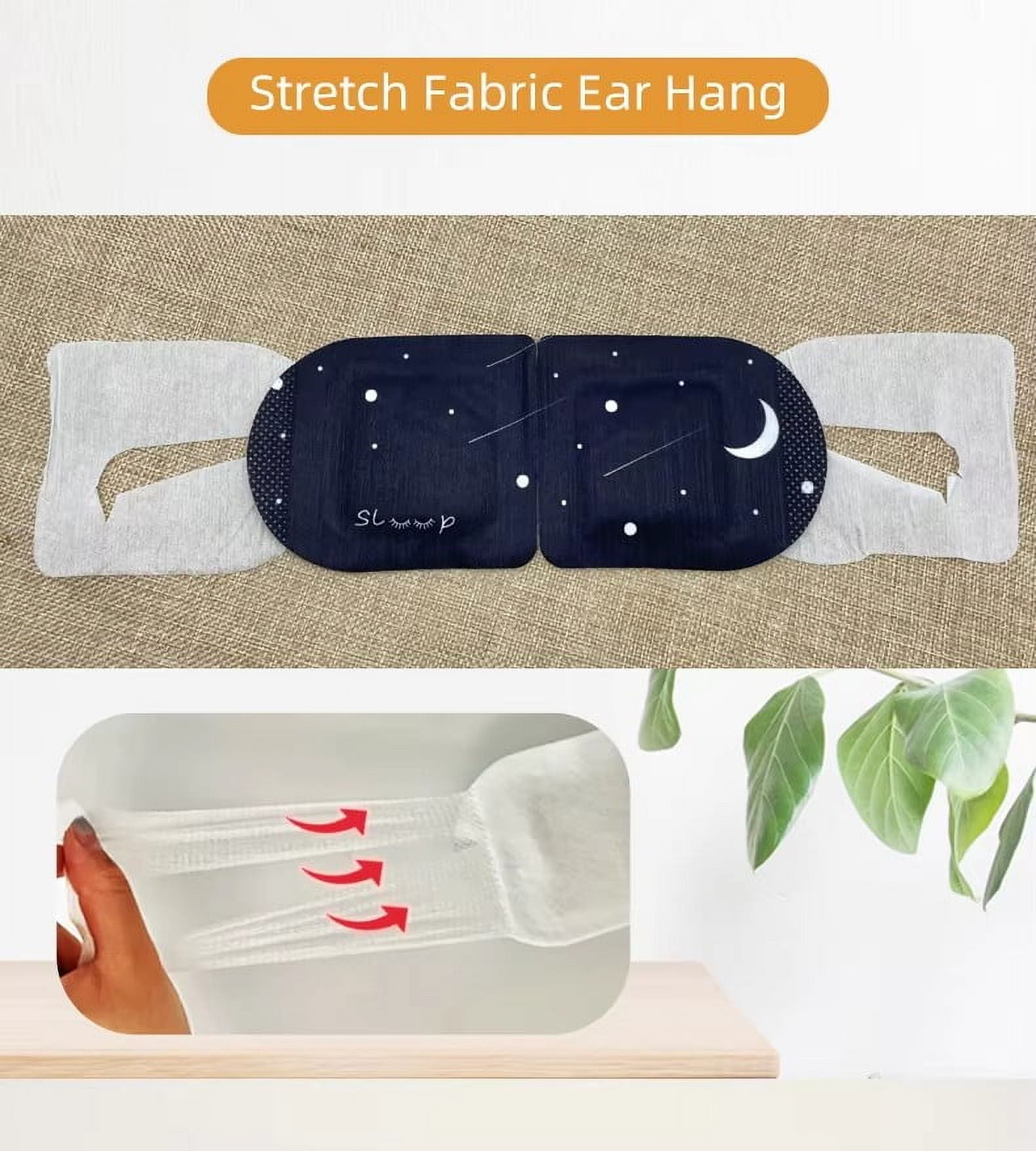 60 Packs Steam Eye Masks For Dry Eyes SPA Warm Sleep Disposable Heated Eye Mask Unscented