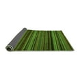 thumbnail image 2 of Ahgly Company Indoor Square Abstract Green Modern Area Rugs, 5' Square, 2 of 4