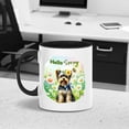 thumbnail image 5 of Yorkshire Terrier Hello Spring Time Flower Floral Nature 11oz Accent Two-tone Mug Yorkie Dog Lover Gifts Coffee Tea Cup - 02031, 5 of 5