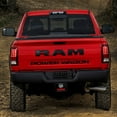 thumbnail image 3 of RAM Power Wagon UV Graphic Black Metal Plate on ABS Plastic Tow Hitch Cover, 3 of 7