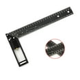 thumbnail image 3 of Multifunctional Square Ruler 90-Degree Carpentry Positioning Marking Angle Ruler 30Cm, 3 of 9