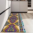 thumbnail image 4 of Yellow Geometric Boho Pattern Kitchen Rug Mat,Kitchen Runner Rugs Non Skid Washable,Decorative Kitchen Floor Mats for Kitchen,Sink,Laundry,17"X47", 4 of 5