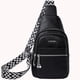 thumbnail image 1 of Bolsa De Pecho Bolsa de pecho Mujer Moda casual PU Bolsas de hombro Cintura Bolsillo Negro Ndcxsfigh Para Estrenar, 1 of 3