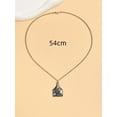 thumbnail image 4 of EOEMY Turquoise Board Flower Decor Necklace Jewelry For Women Gift For Her Necklace-Default, 4 of 4