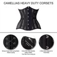 thumbnail image 2 of Women 24 Double Steel-Boned Longline Heavy Duty Waist Trainer Corsets, 2 of 5