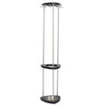 thumbnail image 2 of Safco Mode - Coat rack - 9 hooks - plastic, wood, chrome plated steel - black, matte silver, 2 of 2