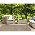thumbnail image 3 of Liora Manne Orly Patchwork Indoor Outdoor Area Rug Natural 100% Polypropylene 5x7, 3 of 7