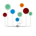 thumbnail image 2 of Meyda Tiffany 212247 Paletta 56" Tall Led Wall Sconce - White, 2 of 2