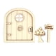 thumbnail image 1 of Kit de manualidades para puerta de elfo de madera 3D con ventana, regalo para niños, decoración de casa de juegos B, 1 of 9