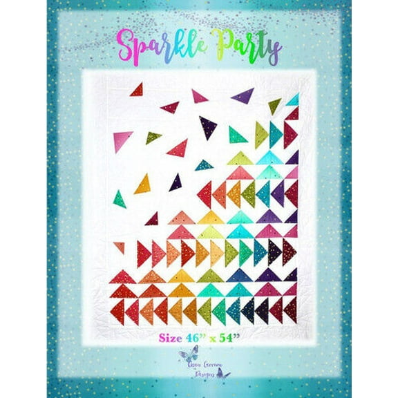 Pattern: Sparkle Party Size 46" x54" by Gwen Carreon Designs