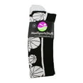 thumbnail image 2 of Crazy Basketball Logo Crew Socks (Black/White, Small), 2 of 2
