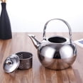thumbnail image 4 of Stainless Steel Water Kettle Teapot With Infuser Filter Coffee Kettle Green Oolong Tea Jug Home Office Tea Coffee Tools Cookware, 4 of 9