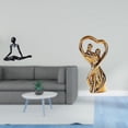 thumbnail image 2 of Estatua De Pareja De Pensadores Abstractos Creativos, Figura Decorativa, Escultura única Para Amantes, Adorno De Escritorio Para Entrada, Dormitorio, Inauguración De La Casa, Regalo De, 2 of 8