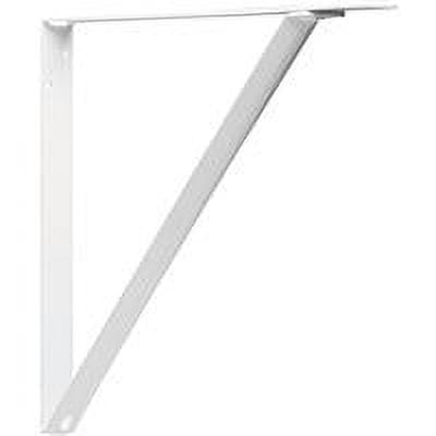 Knape & Vogt Fixed Shelf Bracket - Heavy-Duty, Galvanized - 1 Bracket, 19-Inch, Multicolor