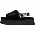thumbnail image 4 of UGG Disco Slide Black 1112258-BLK Women's Size 8 Medium, 4 of 5