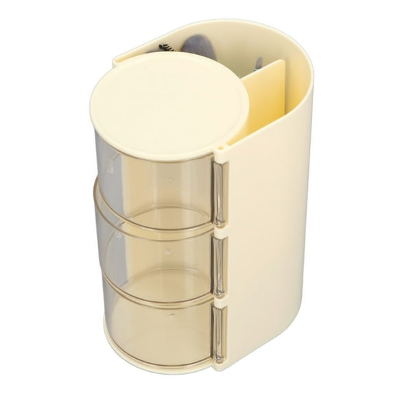 Soporte de Almacenamiento de Hojaldre en Polvo, Caja de Almacenamiento de Hojaldre de Polvo A Prueba de Polvo de Plásstico para Escrito para escritorio