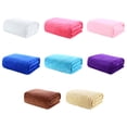 thumbnail image 2 of Monstrate Toalla de baño de microfibra absorbente, suave y cómoda, varios colores, toalla de terciopelo de doble cara Toallas y Paños Rosa roja, 2 of 6