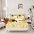thumbnail image 3 of Erosebridal Sport New Orleans Rugby Sheet Set Twin,Ball Game Bedding Sets Twin Size,Football Room Decorative,Breathable,3pcs, 3 of 6